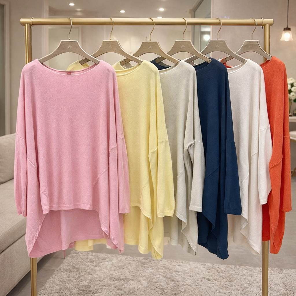 Beau Dipped Hem Jumper