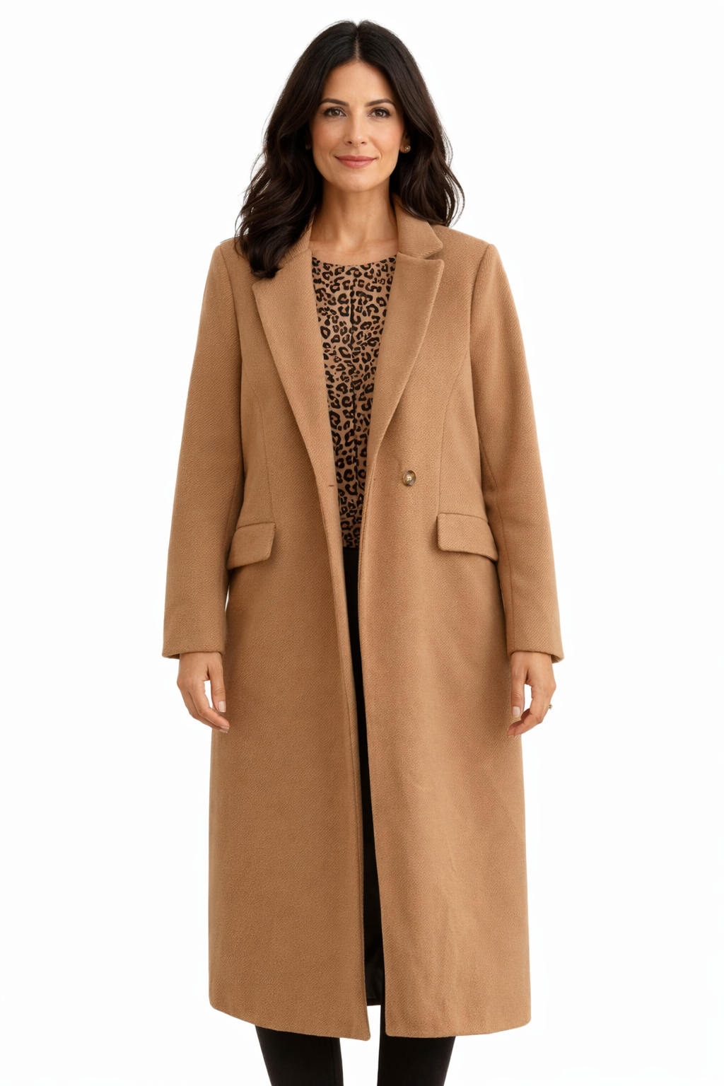 Giana Coat - Camel - by Suzy D