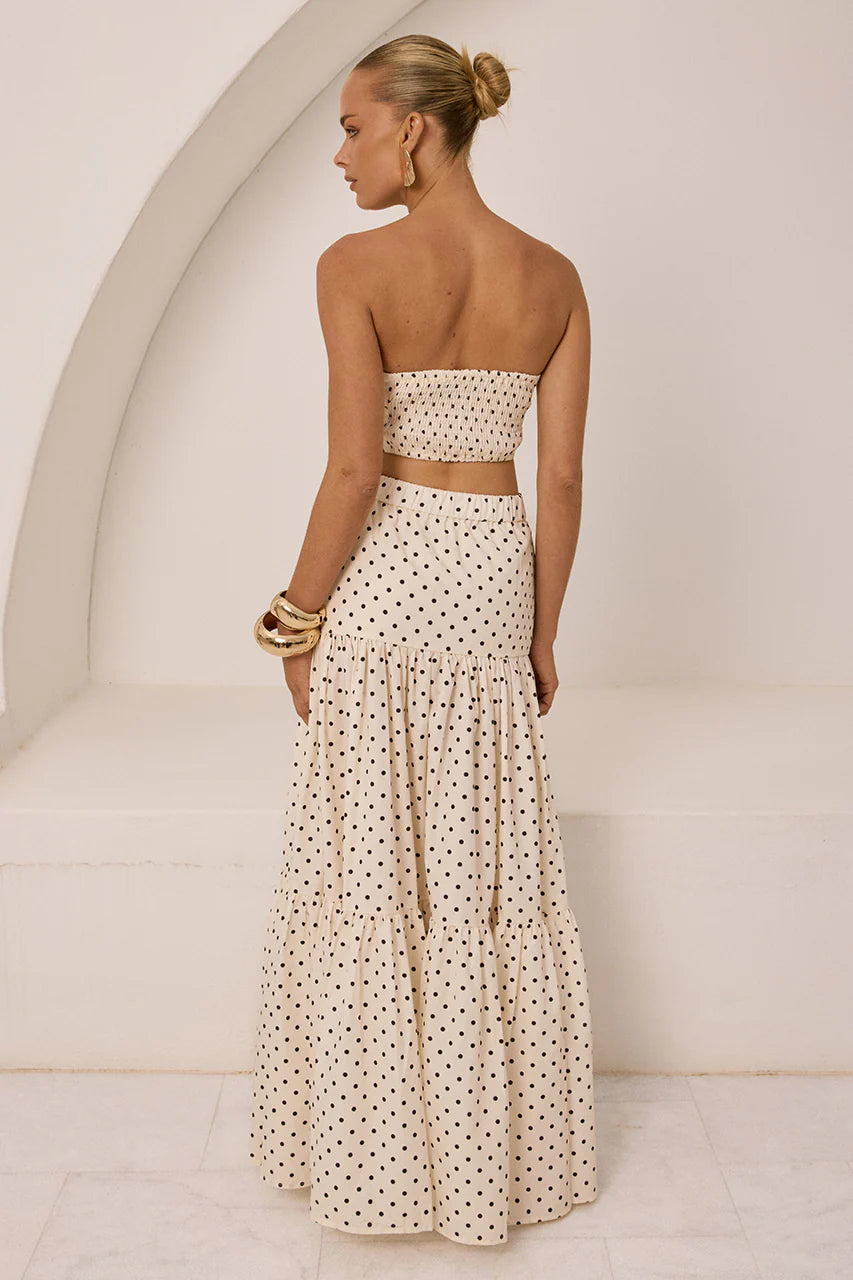 AYLA TIERED MAXI SKIRT - by Runaway