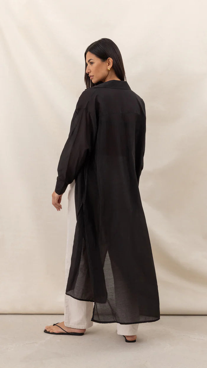 Izzie Long Shirt - Black