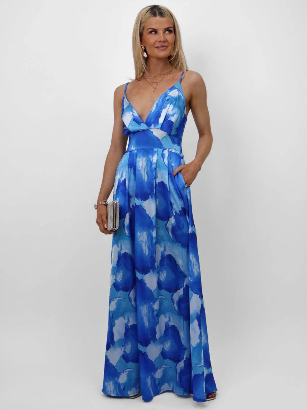 Lola Maxi Dress - Blue