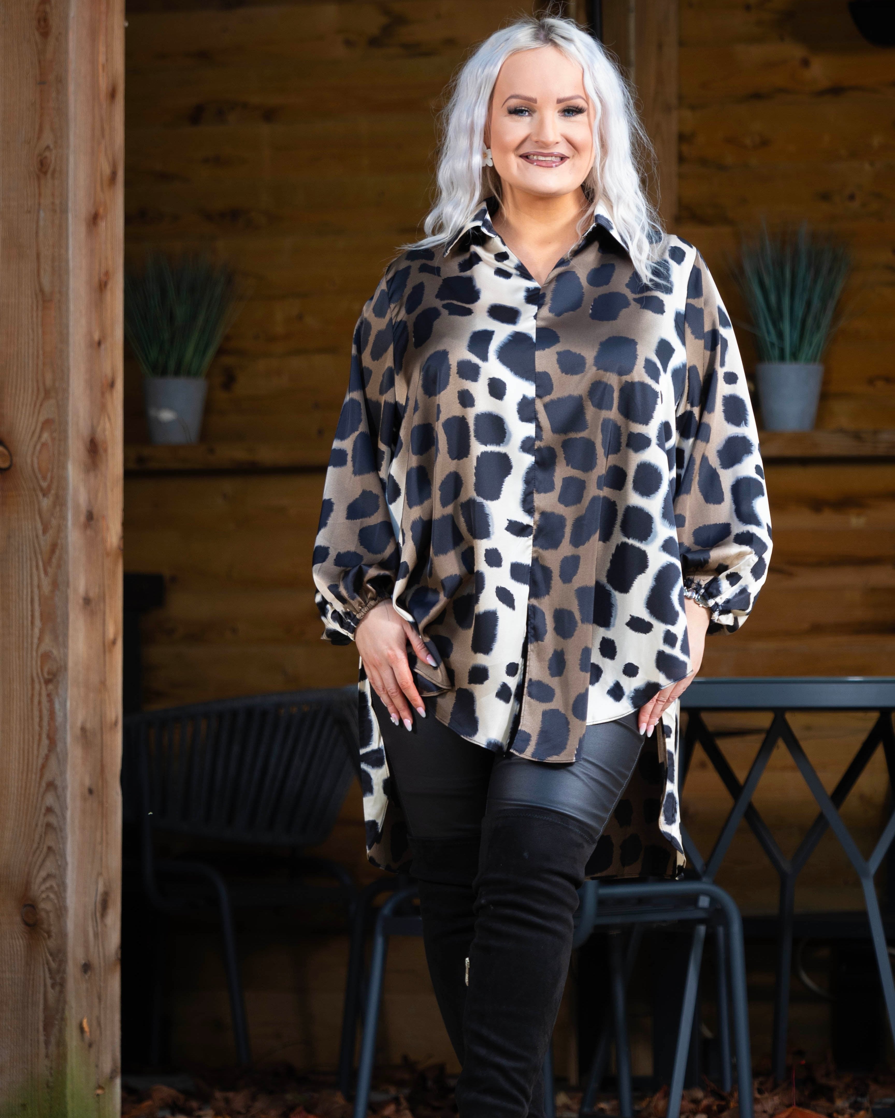 Long Animal Print Tunic 8