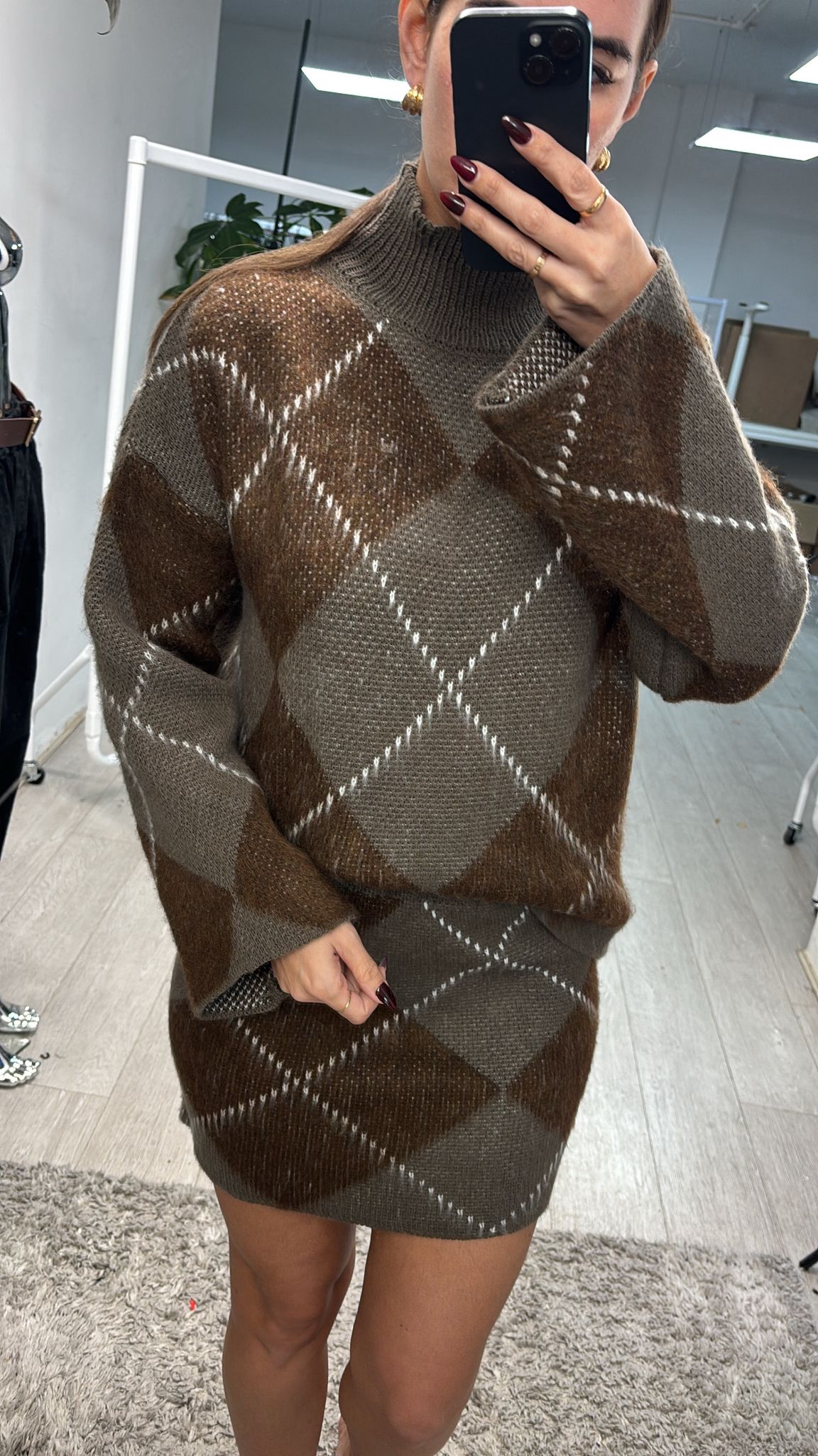 Kala Knitted Skirt Set