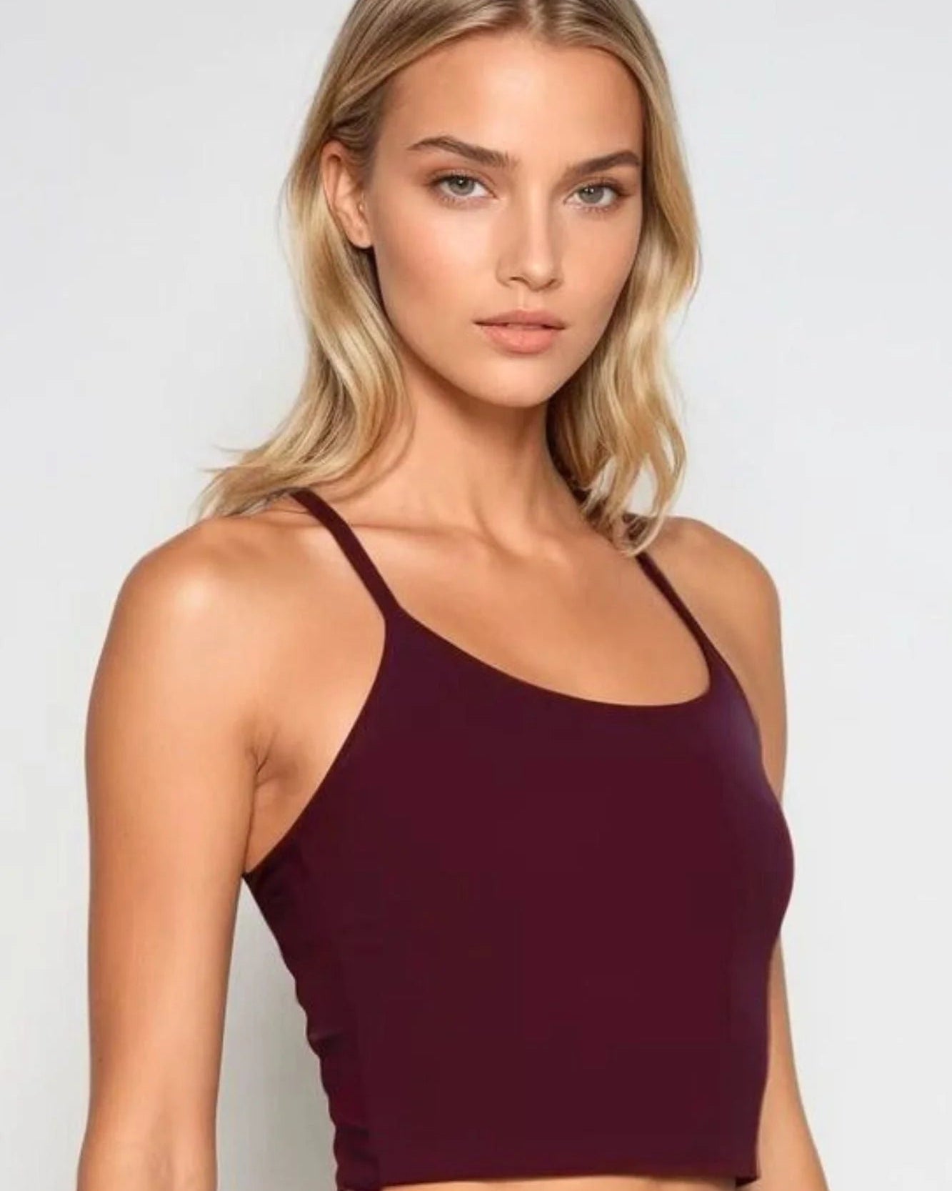 Airsoft Racerback Tank - Black Cherry - by Born Nouli