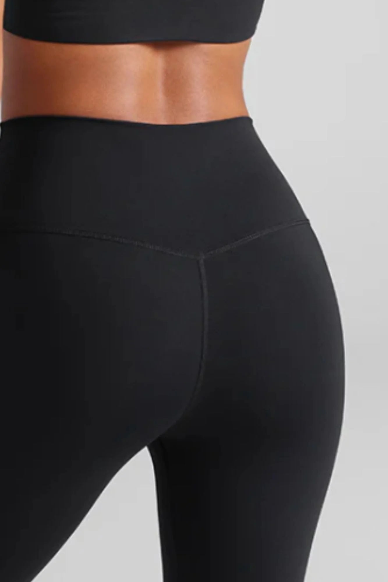 Elevate All Day Ultra High Waist 7/8 Legging -  Black - by Born Nouli