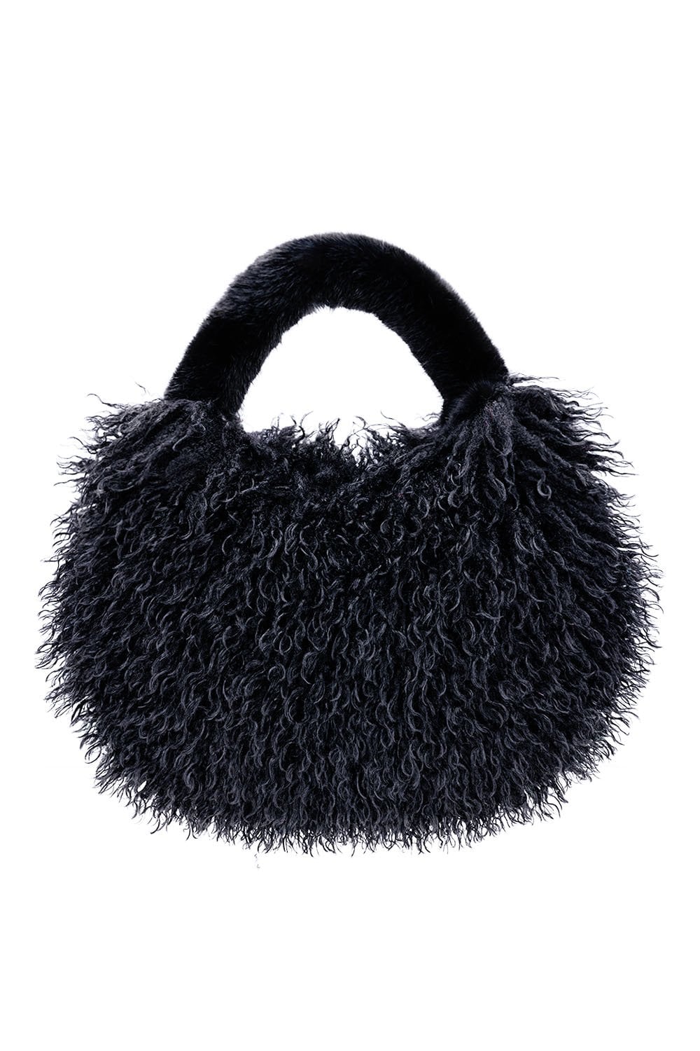 Bamboo Eco Faux Fur Bag -  by Jayley