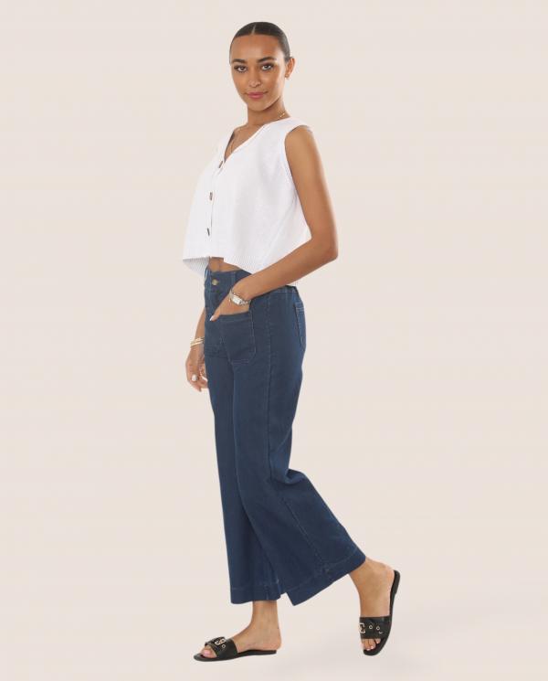 Amy Wide Leg Four Pocket Jean