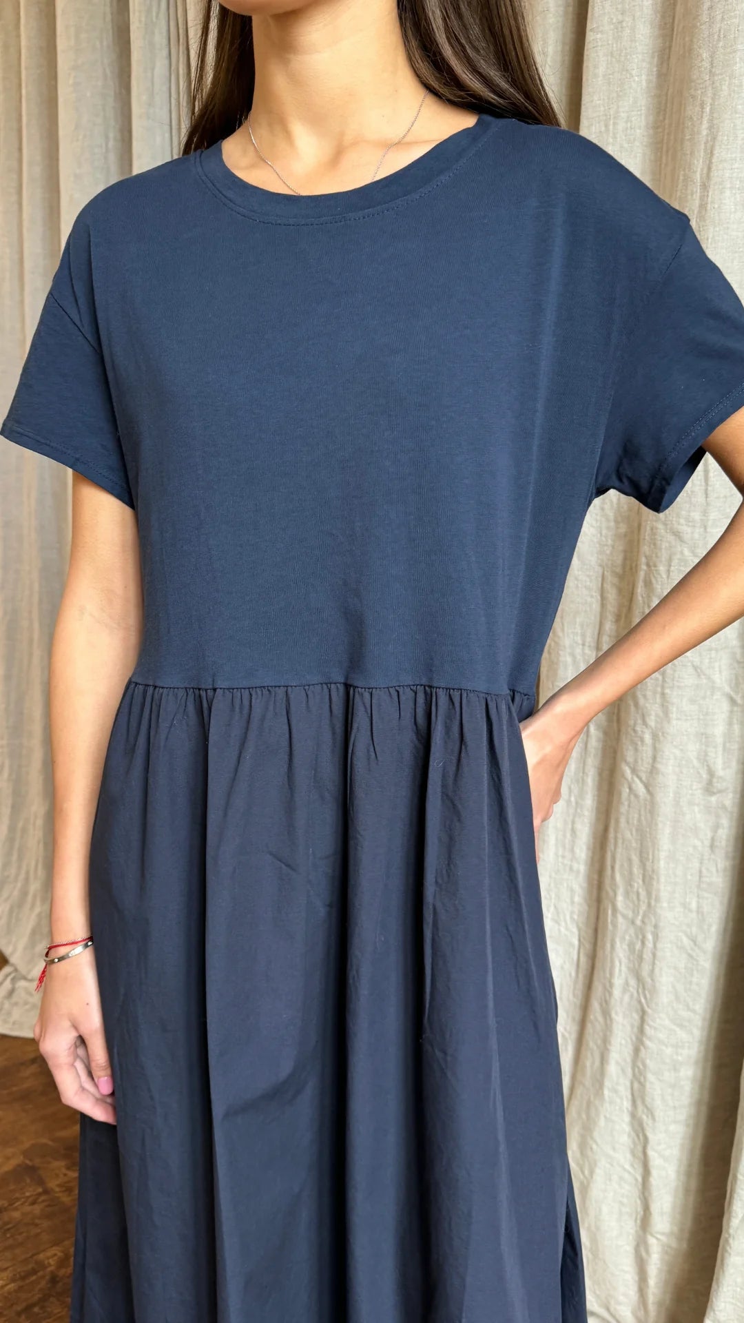 Marissa Maxi Dress - Navy - by Charli