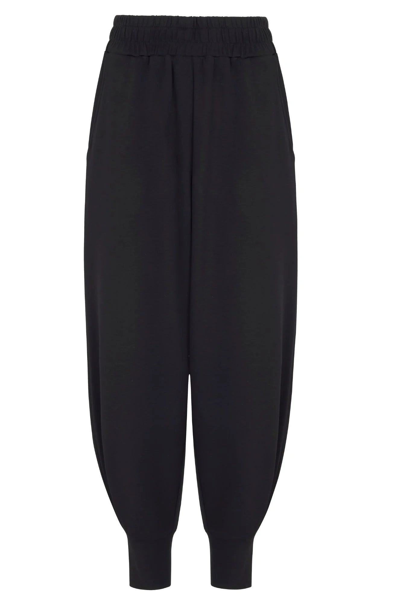 Supersoft Cuffed Sweatpant - Black - by Born Nouli