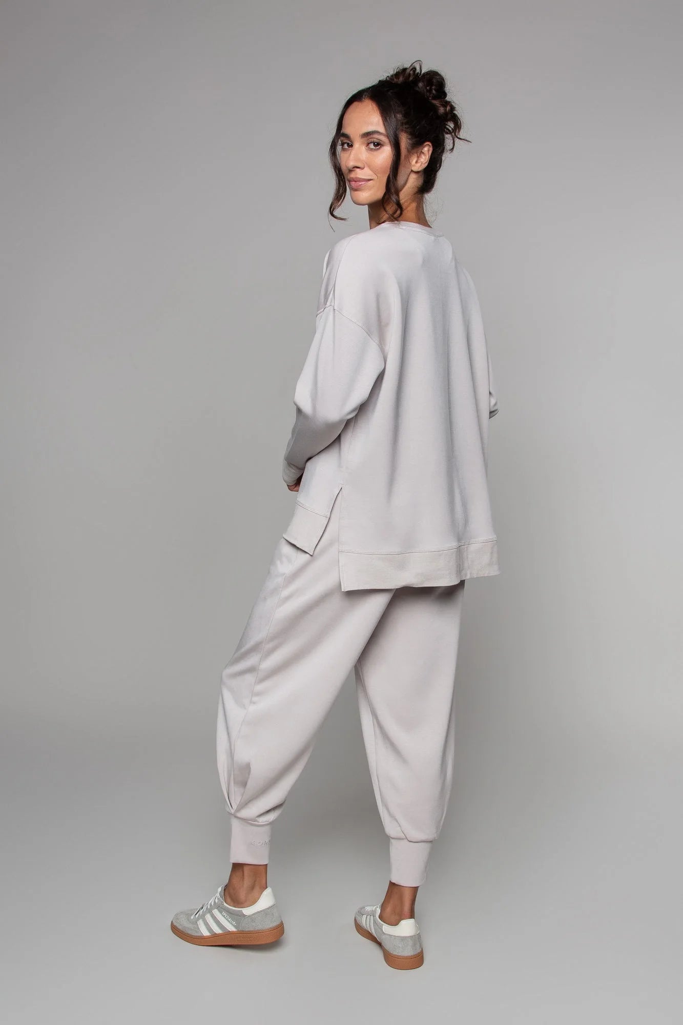 Supersoft Cuffed Sweatpant - Oat - by Born Nouli