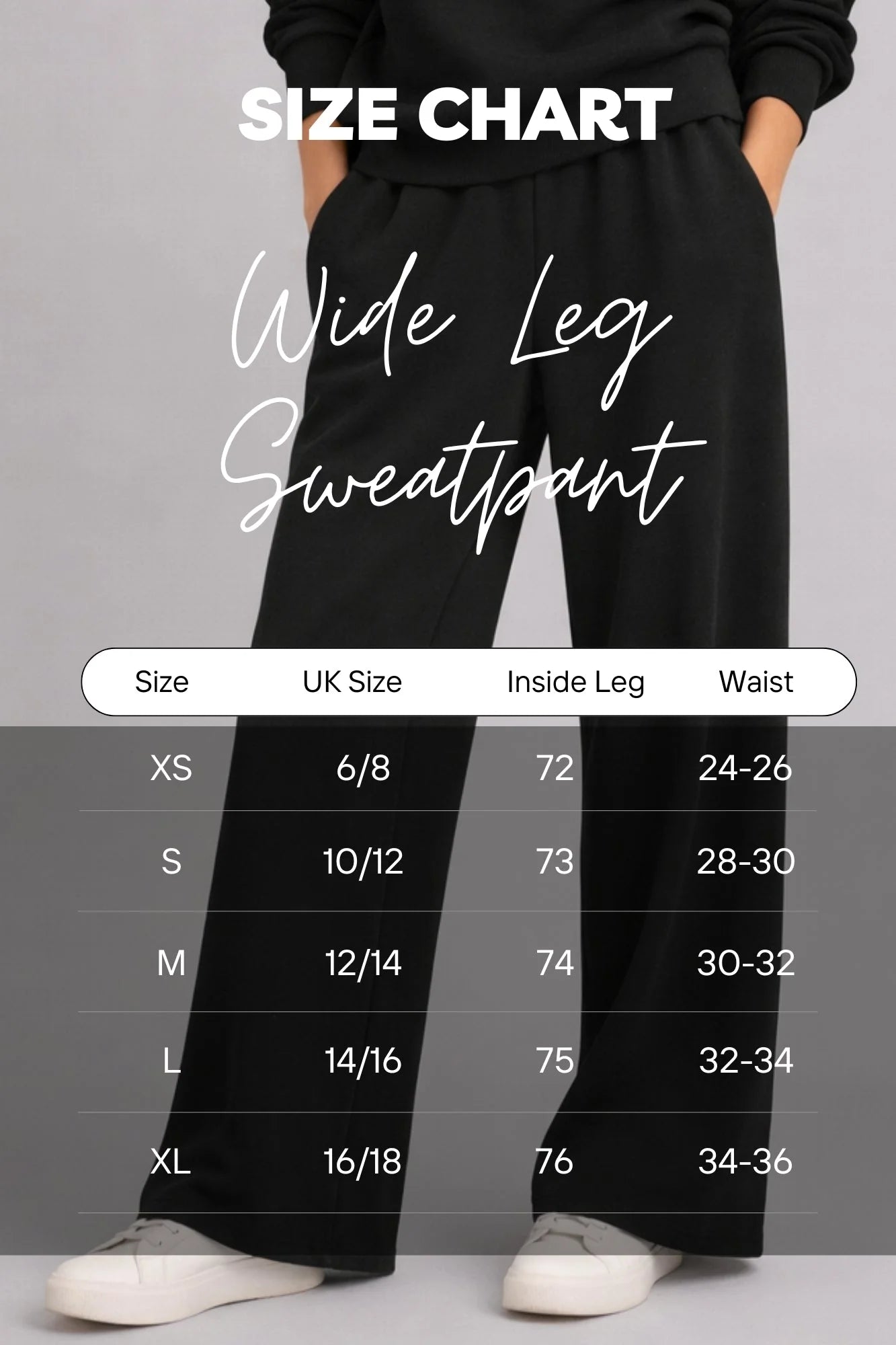 Supersoft Wide Leg Sweatpant - Black - by Born Nouli