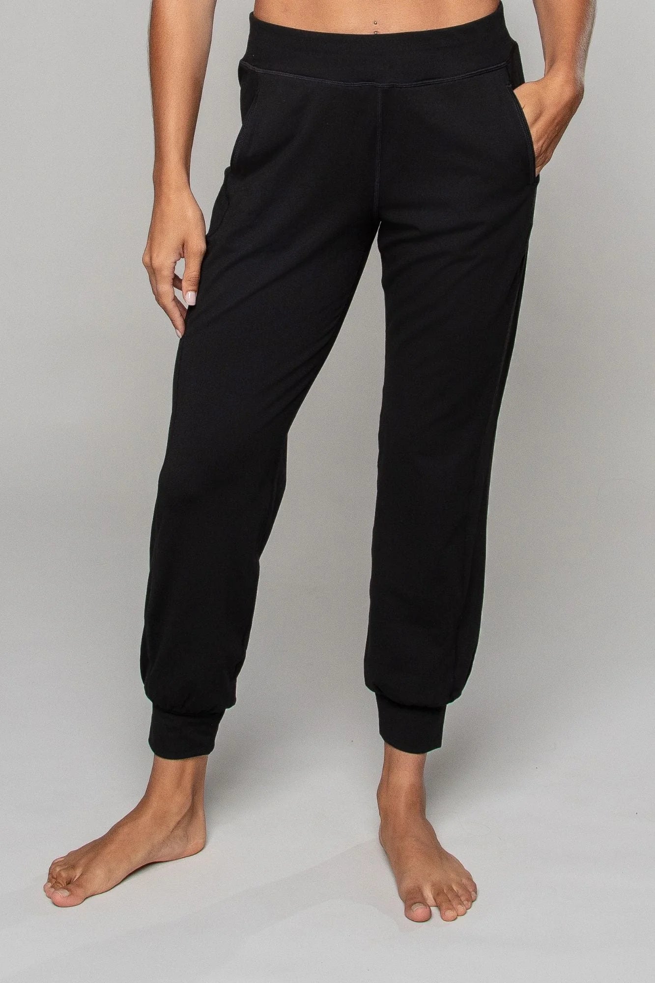 Tula Harem Yoga Pant - Black - by Born Nouli