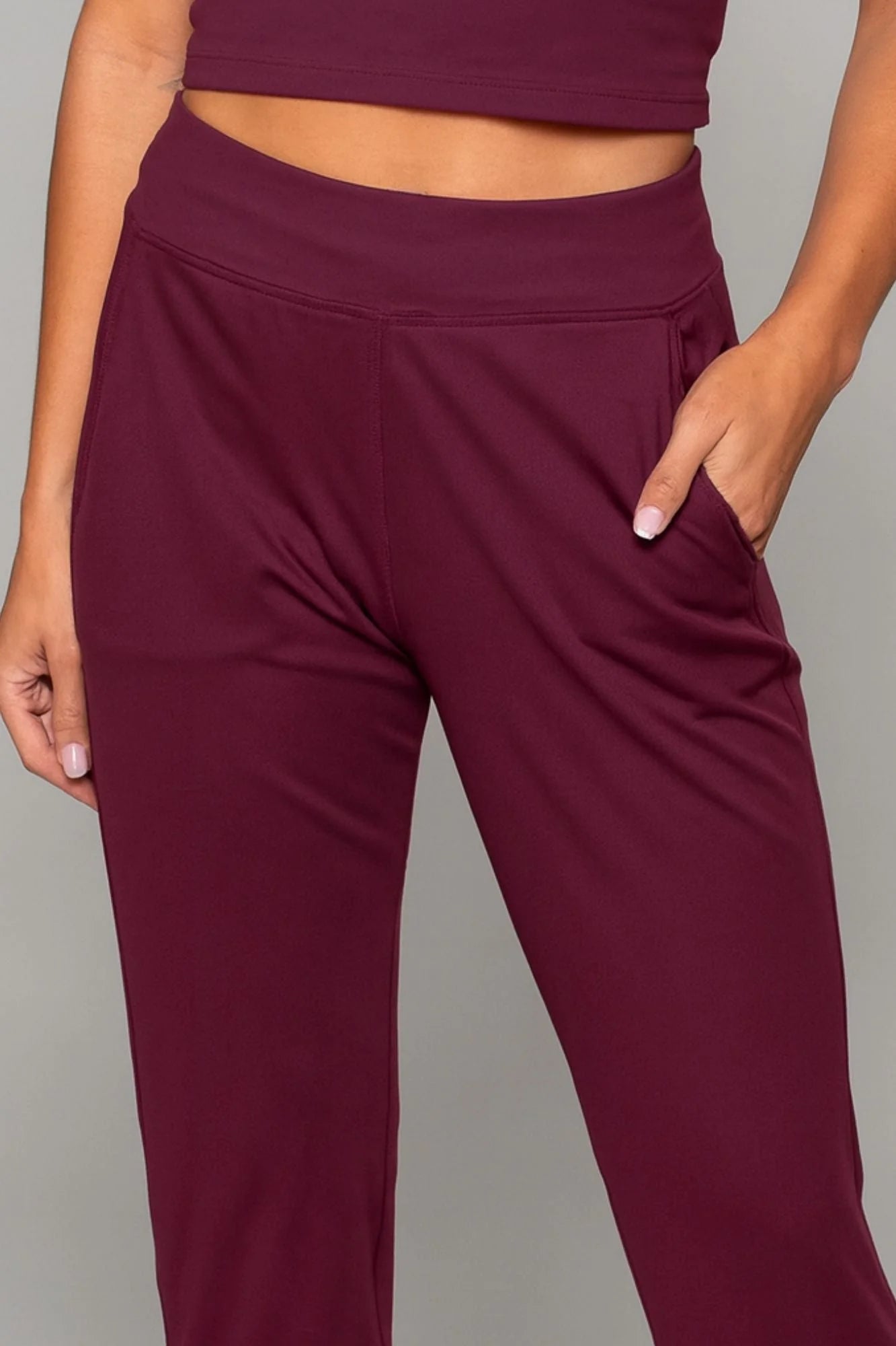 Tula Harem Yoga Pant - Black Cherry - by Born Nouli (Copy)